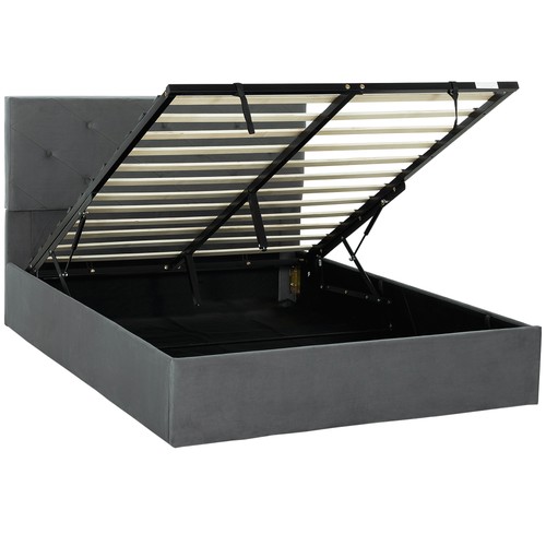 Homcom double bed frame - bed, gas