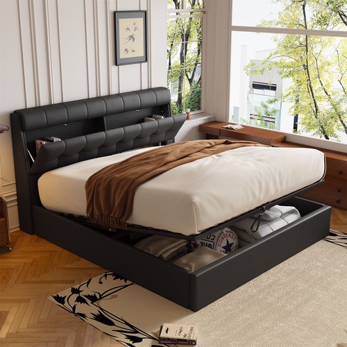 4ft6 double ottoman gas lift - ottoman,