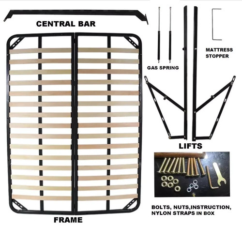 Ottoman gas lift storage kits - ottoman,