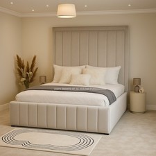 High Headboard Ottoman Bed