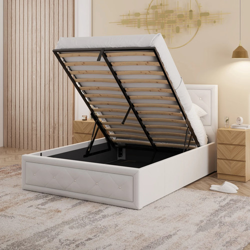Ottoman storage bed double - ottoman,