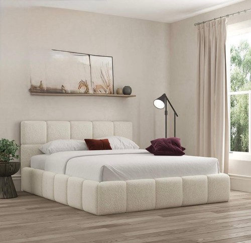 Princess teddy boucle bed - princess,