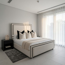 Double Pipping Bed Frame Plush